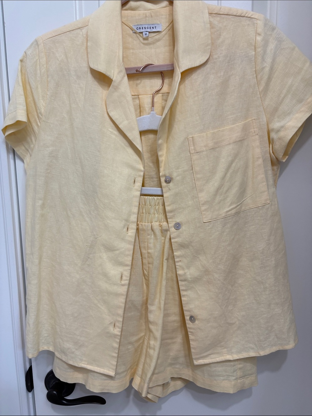 Crescent short set size xs